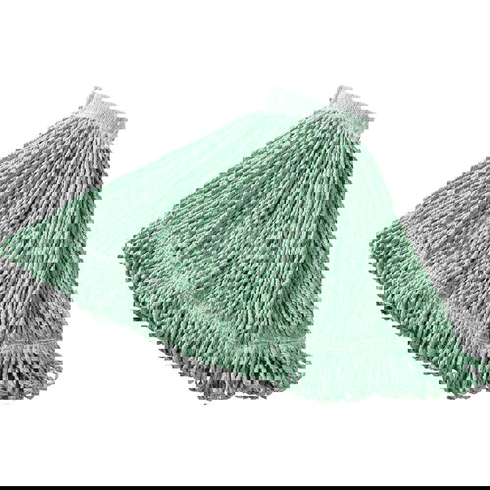 Super Stitch Blend Mop Heads, Cotton/synthetic, Green, Large